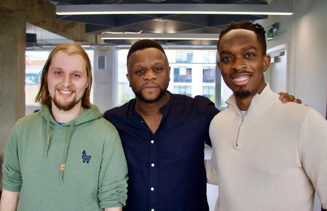 Mappa's three founders, James, Bayo, and Tobi.